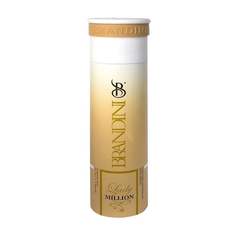 اسپري زنانه برندینی مدل LADY MILLION حجم 200mL