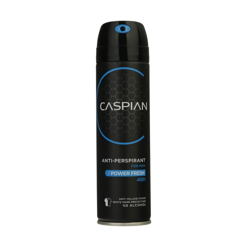 اسپری ضدتعریق مردانه کاسپین مدل Power fresh حجم 150mL