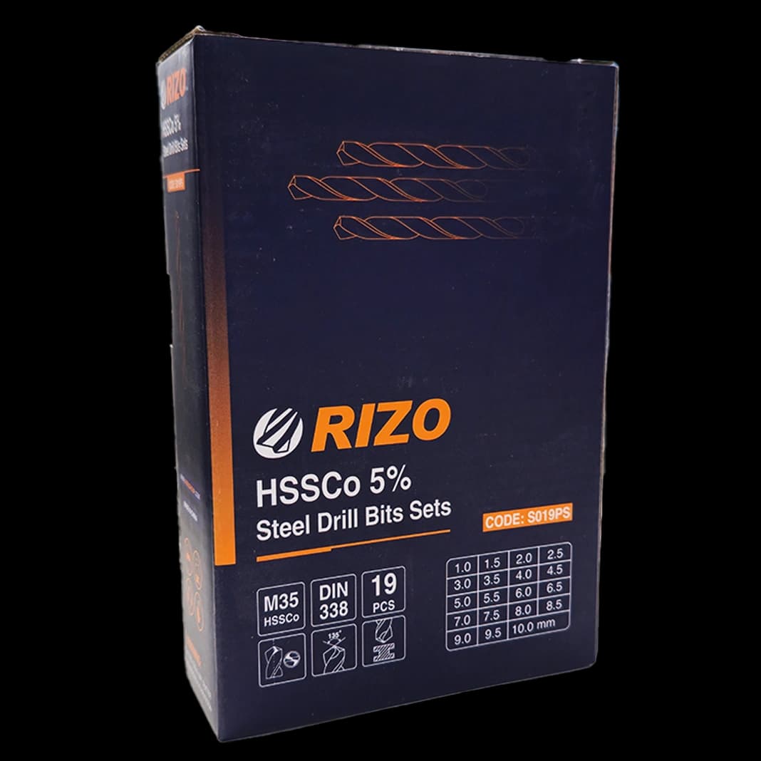 جعبه مته 1 تا 10 کبالت RIZO — تصویر ۸