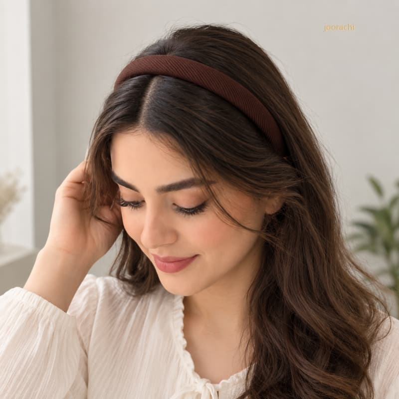 تل سر حجیم ابری با روکش پارچه کبریتی