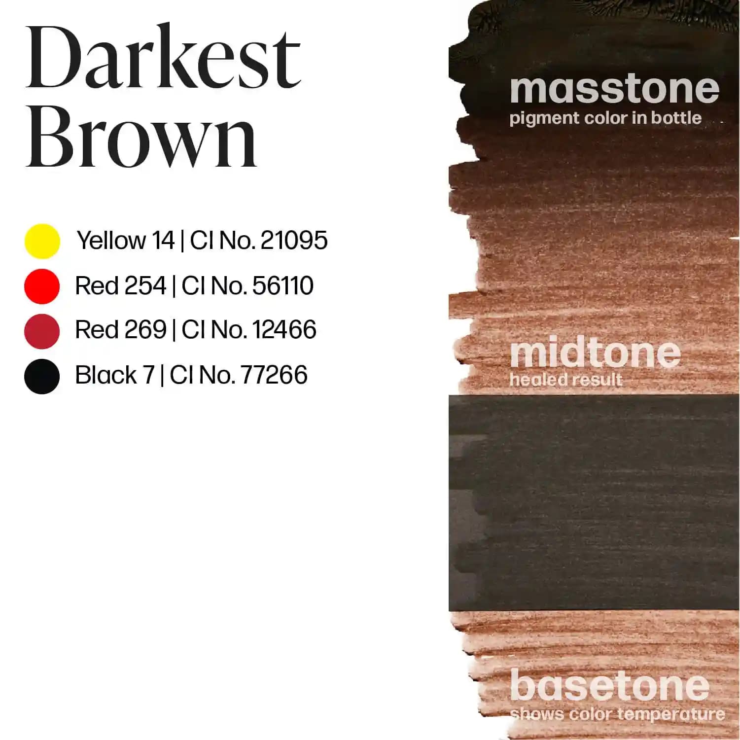 رنگ دارکست بروان پرما Darkest brown — تصویر ۴
