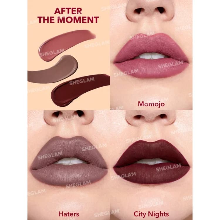 ست رژ لب مایع Matte Allure شیگلم ۳عددی — تصویر ۳