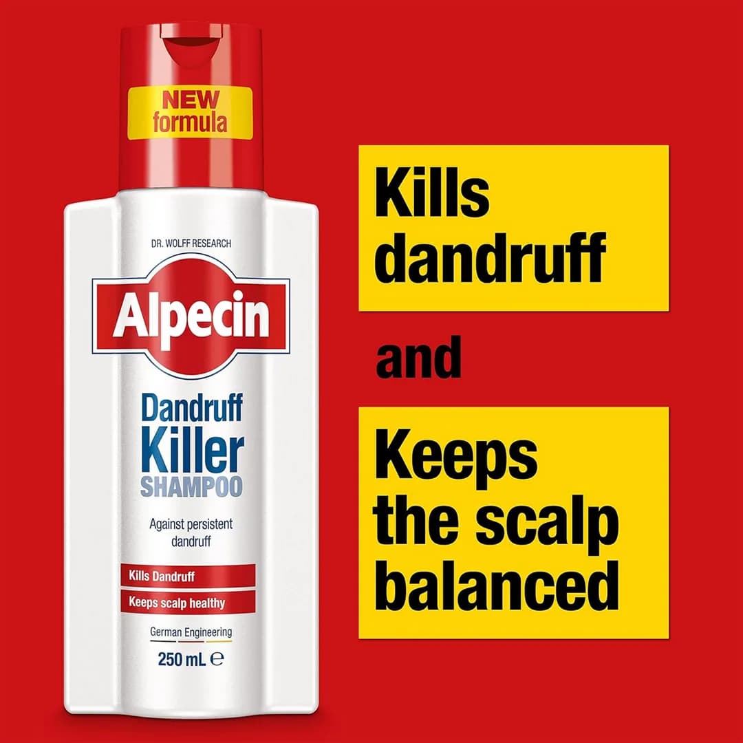 شامپو ضد شوره Dandruff Killer آلپسین ۲۵۰میل — تصویر ۸