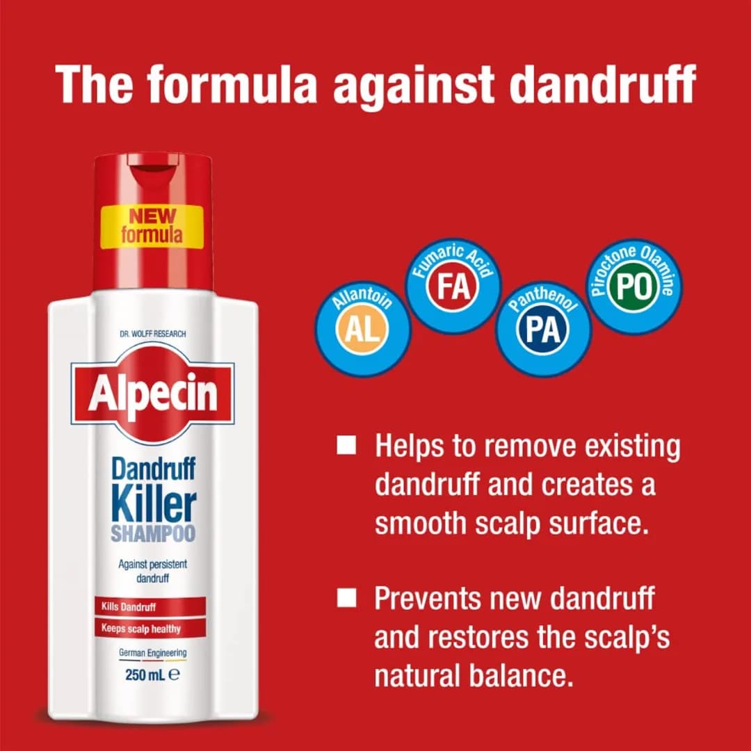 شامپو ضد شوره Dandruff Killer آلپسین ۲۵۰میل — تصویر ۹
