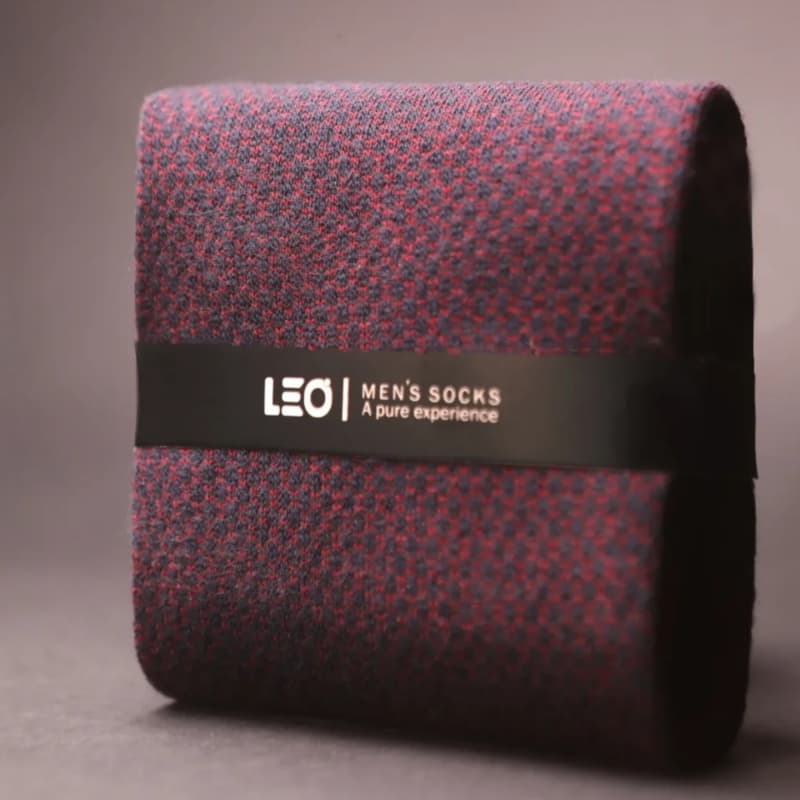جوراب ساقدار مردانه برند LEO کد 136