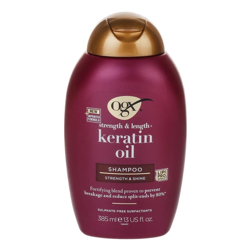 شامپو روغن کراتین او جی ایکس ۳۸۵میل
