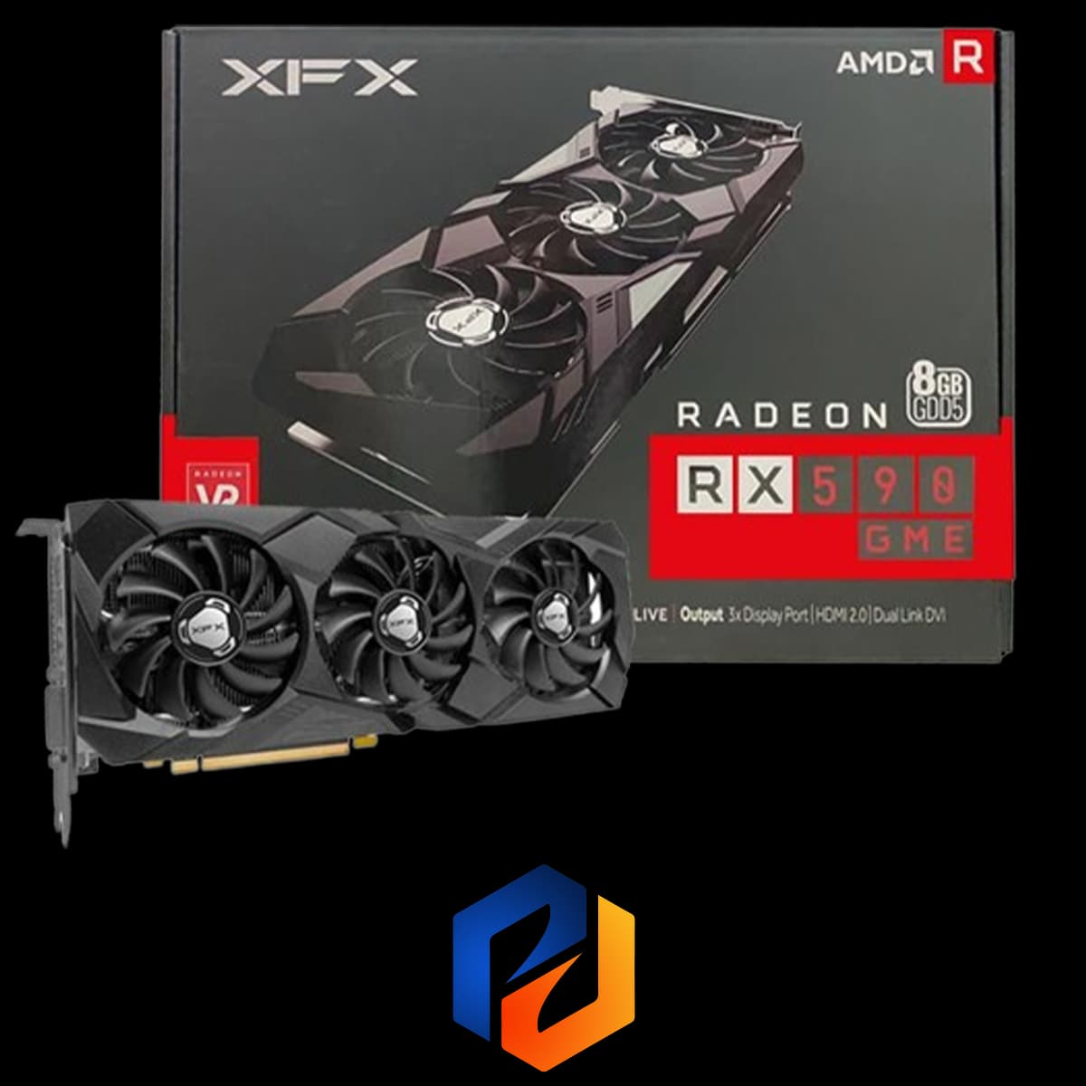 کارت گرافیک XFX AMD Radeon RX 590 GME 8GB (استوک)