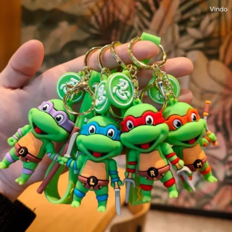 جاکلیدی سیلیکونی طرح لاک‌پشت‌های نینجا (Teenage Mutant Ninja Turtles)
