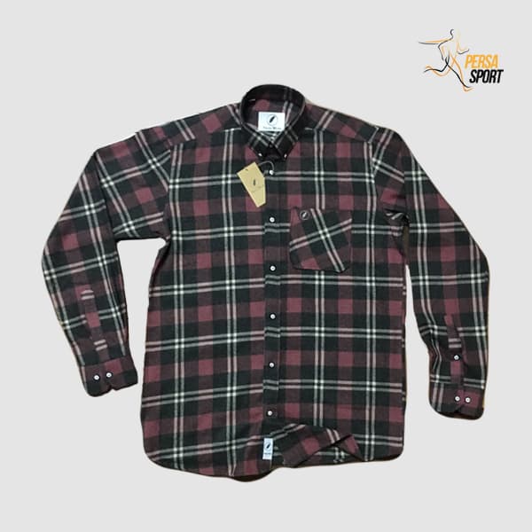 پیراهن مردانه پرساویر Persa Check Purple