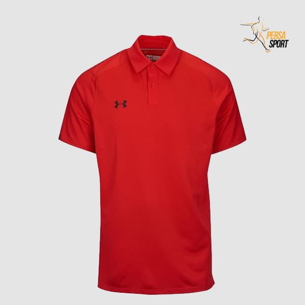 پلوشرت مردانه آندر آرمور TECH POLO SHIRT Red LE — تصویر ۳