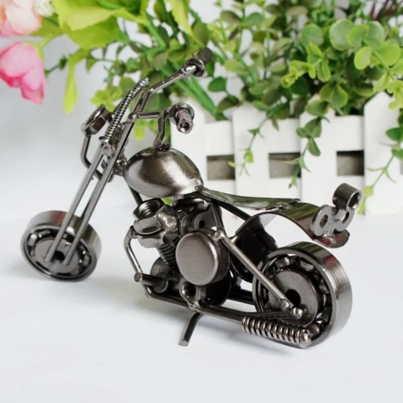 ماکت فلزی موتور سیکلت مدل Chopper | دکوری و کلکسیونی(2سایز) — تصویر ۱۱