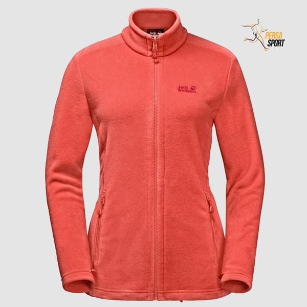 سویشرت زنانه جک ولفسکین MOONRISE JACKET WOMEN RED
