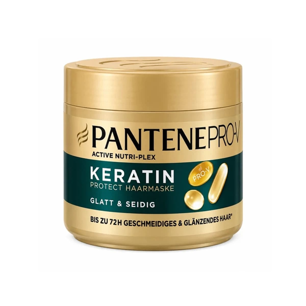 ماسک مو صاف کننده PANTENE مدل Glatt seidig مناسب برای انواع مو حجم 300 میلی لیتر