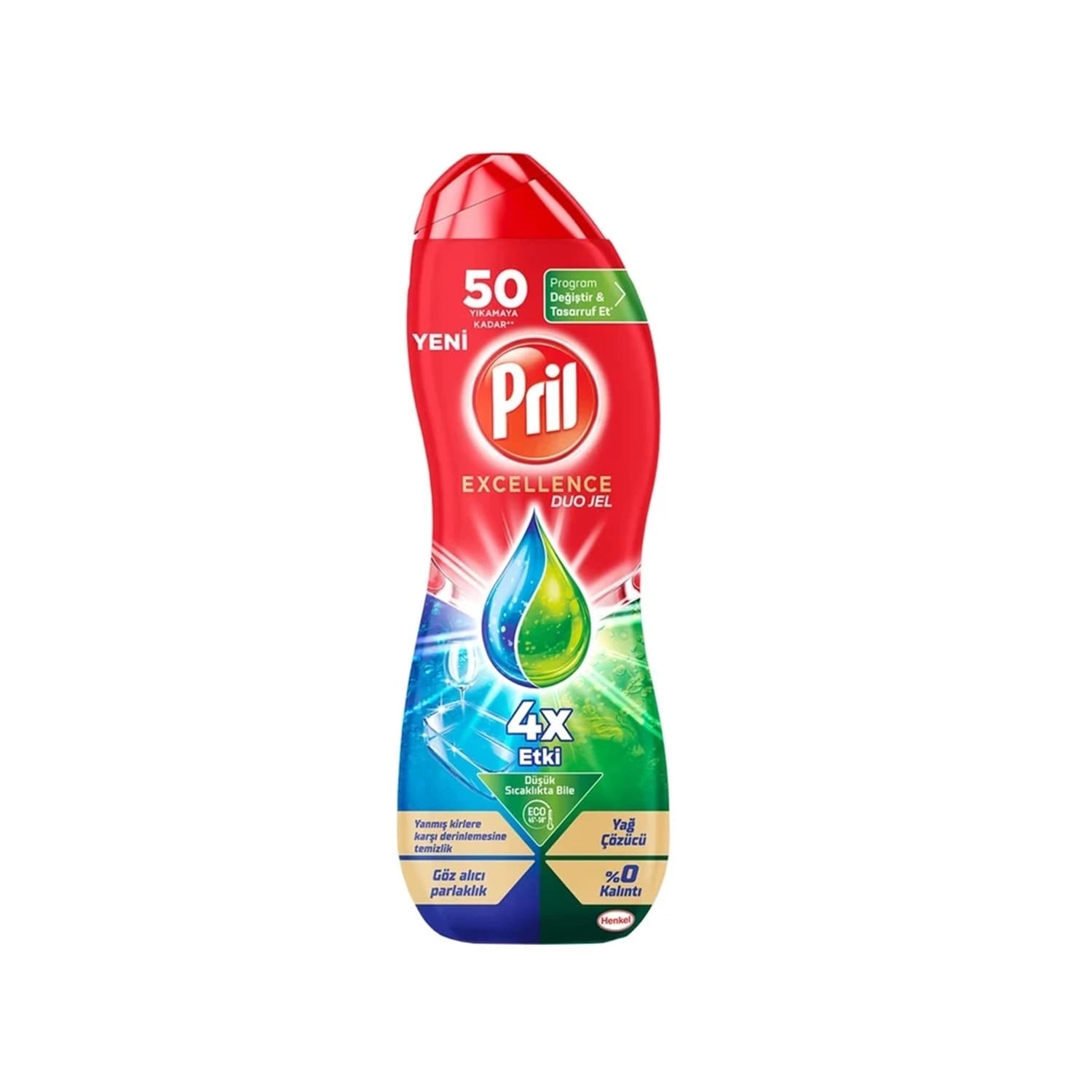ژل ماشین ظرفشویی پریل مدل DUO JEL حجم 900 میل لیتر — تصویر ۲