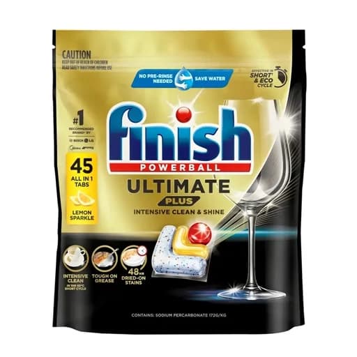 قرص ماشین ظرفشویی فینیش مدل Ultimate Plus بسته 45 عددی — تصویر ۶