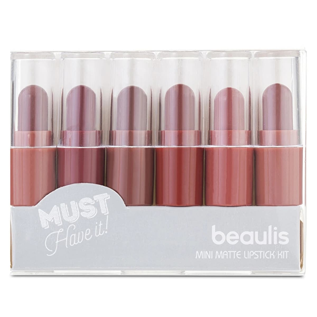 ست 5 عددی رژ لب مات مینی Beaulis مدل Must Have it mini