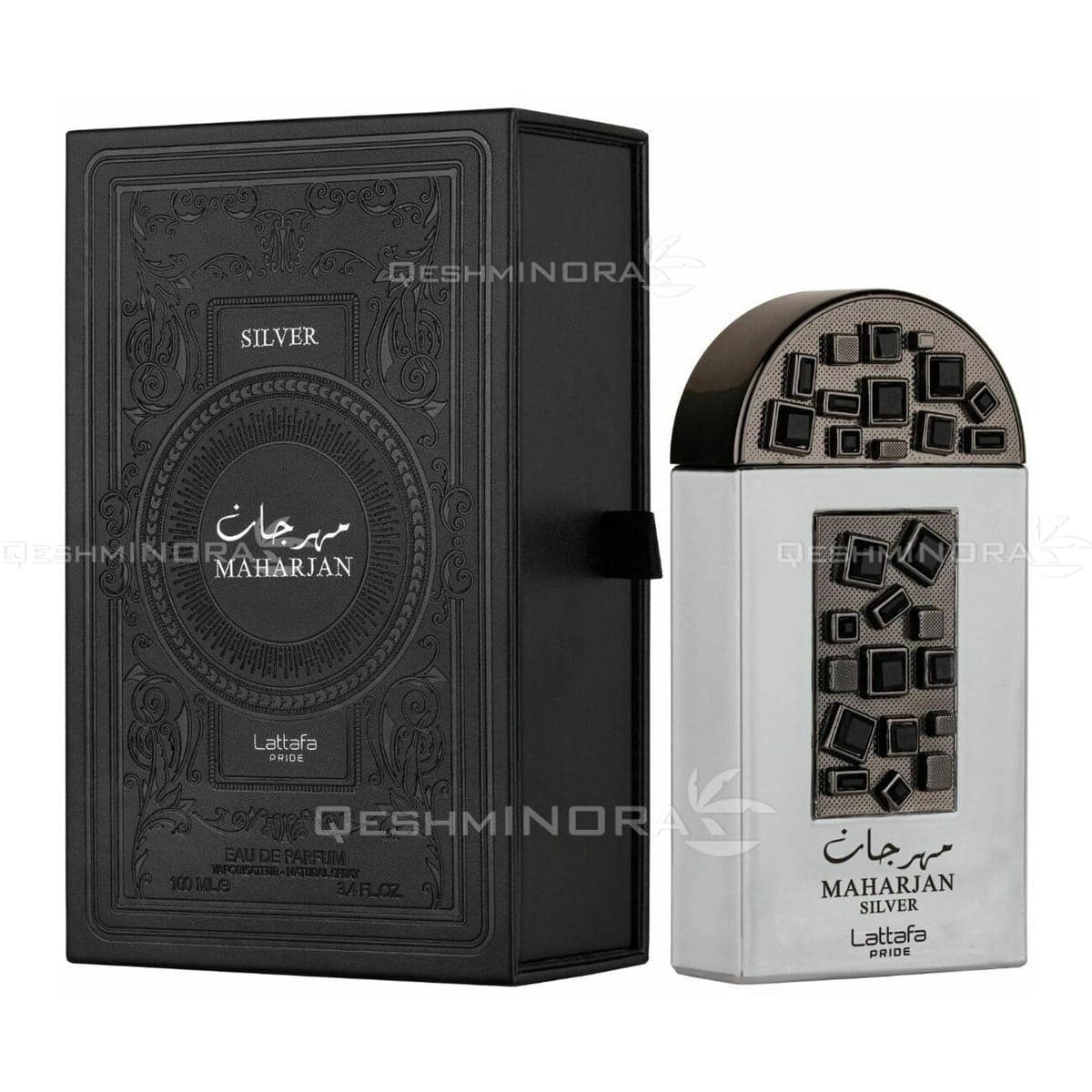 ادکلن مهرجان سیلور لطافه پراید Lattafa Pride Maharjan Silver (کرید سیلور مانتین واتر Creed Silver Mountain Water)