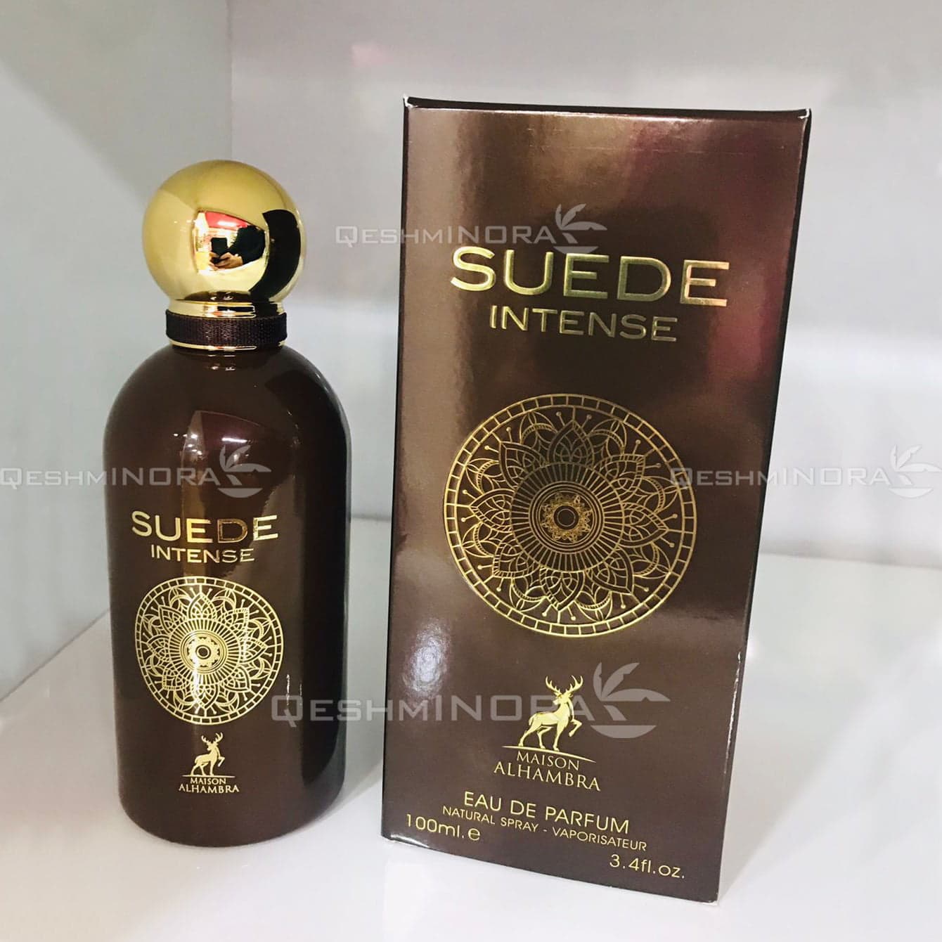 ادکلن سود اینتنس الحمبرا Alhambra Suede Intense (گرلن کوییر اینتنس GUERLAIN Cuir Intense) — تصویر ۵