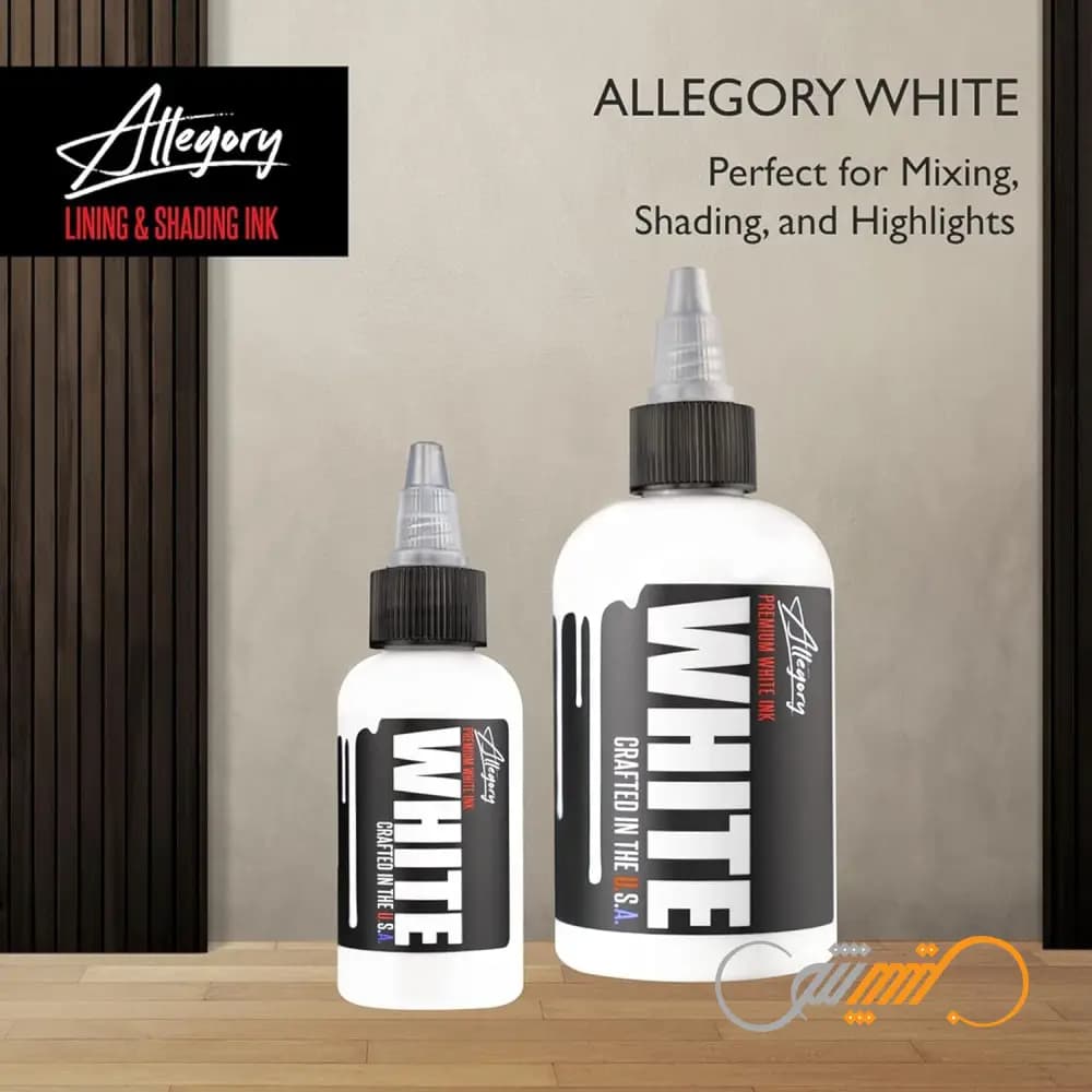 رنگ تتو الگوری All White برند Allegory — تصویر ۴