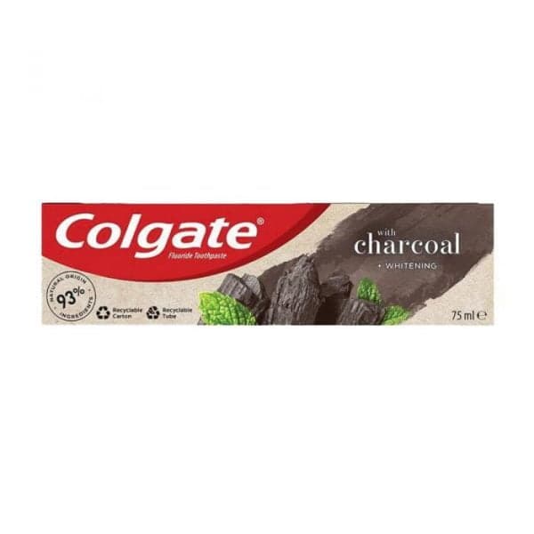 خمیر دندان کلگیت سری natural extracts مدل with charcoal