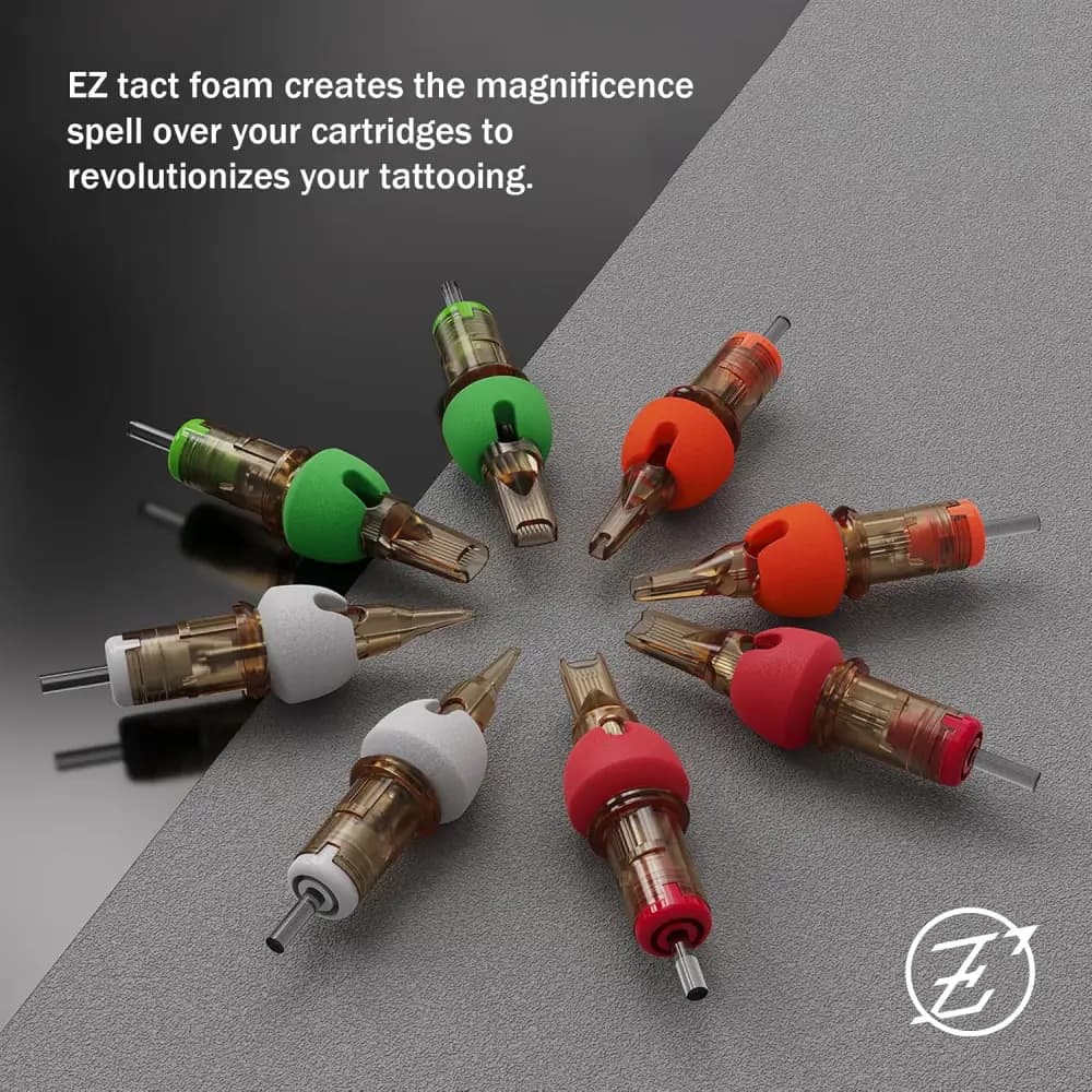 مموری فوم سوزن تتو برند ای زد EZ Memory Foam Cartridges — تصویر ۴