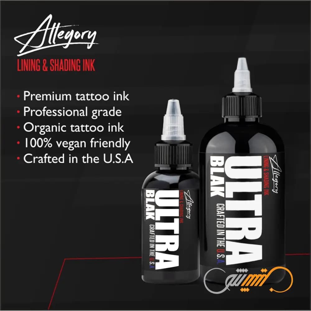 رنگ تتو الگوری Ultra Black برند Allegory — تصویر ۱۱