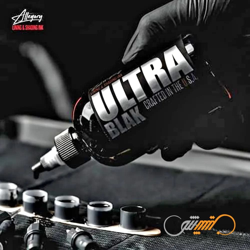 رنگ تتو الگوری Ultra Black برند Allegory — تصویر ۸
