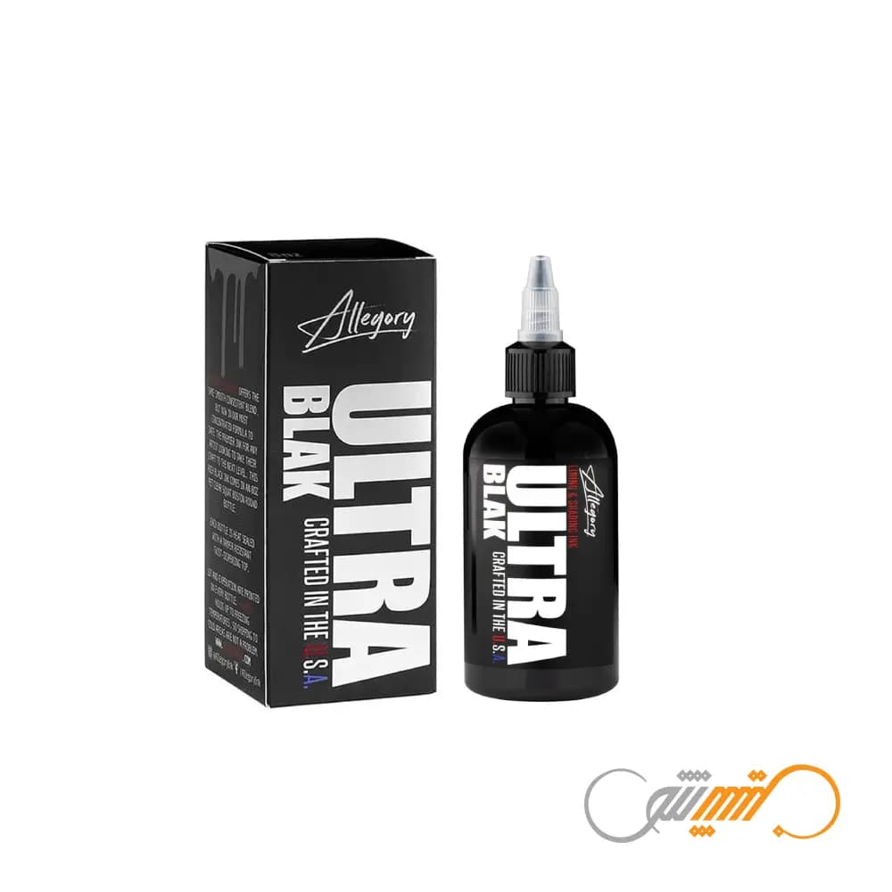 رنگ تتو الگوری Ultra Black برند Allegory