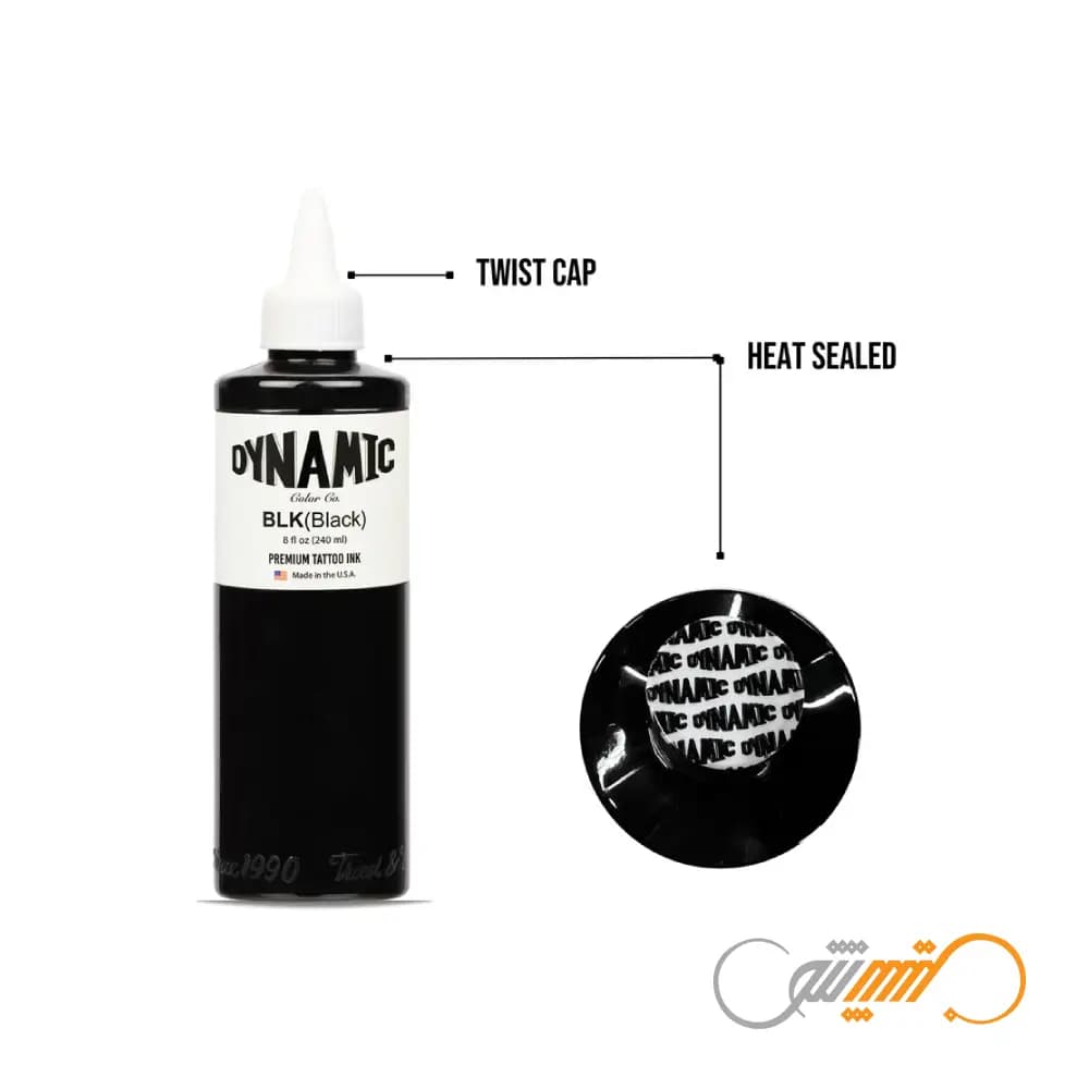رنگ تاتو داینامیک بلک Dynamic Black حجم 240 میل — تصویر ۶