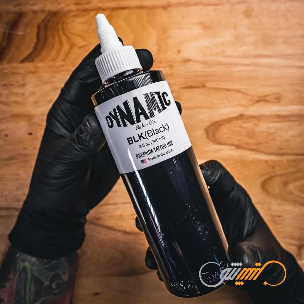 رنگ تاتو داینامیک بلک Dynamic Black حجم 240 میل — تصویر ۹