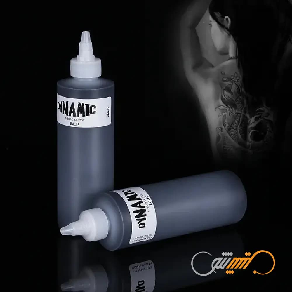 رنگ تاتو داینامیک بلک Dynamic Black حجم 240 میل — تصویر ۸