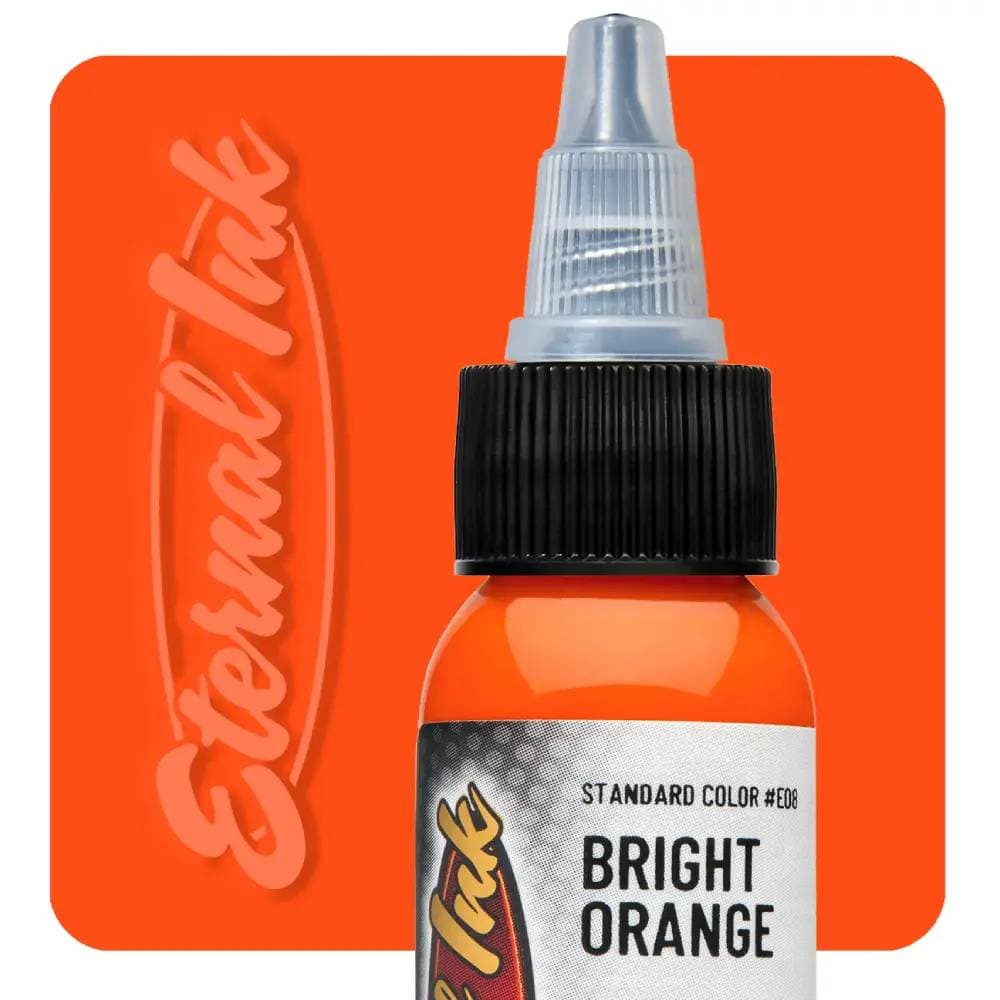 رنگ تتو اترنال نارنجی برایت اورنج Eternal Bright Orange
