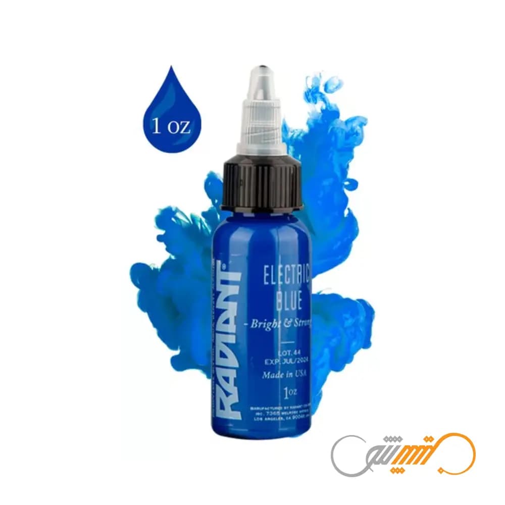 رنگ تتو رادیانت الکتریک بلو Radiant Electric Blue — تصویر ۵