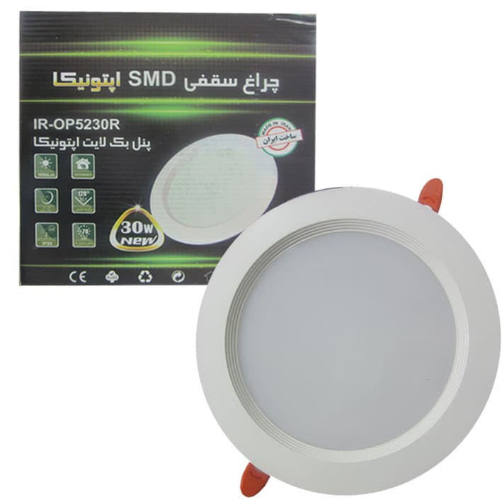 پنل 30 وات بک لایت اپتونیکا