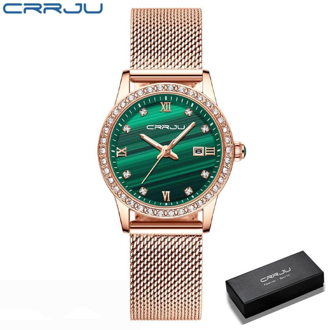 ساعت مچی عقربه ای زنانه CRRJU کد RS-828