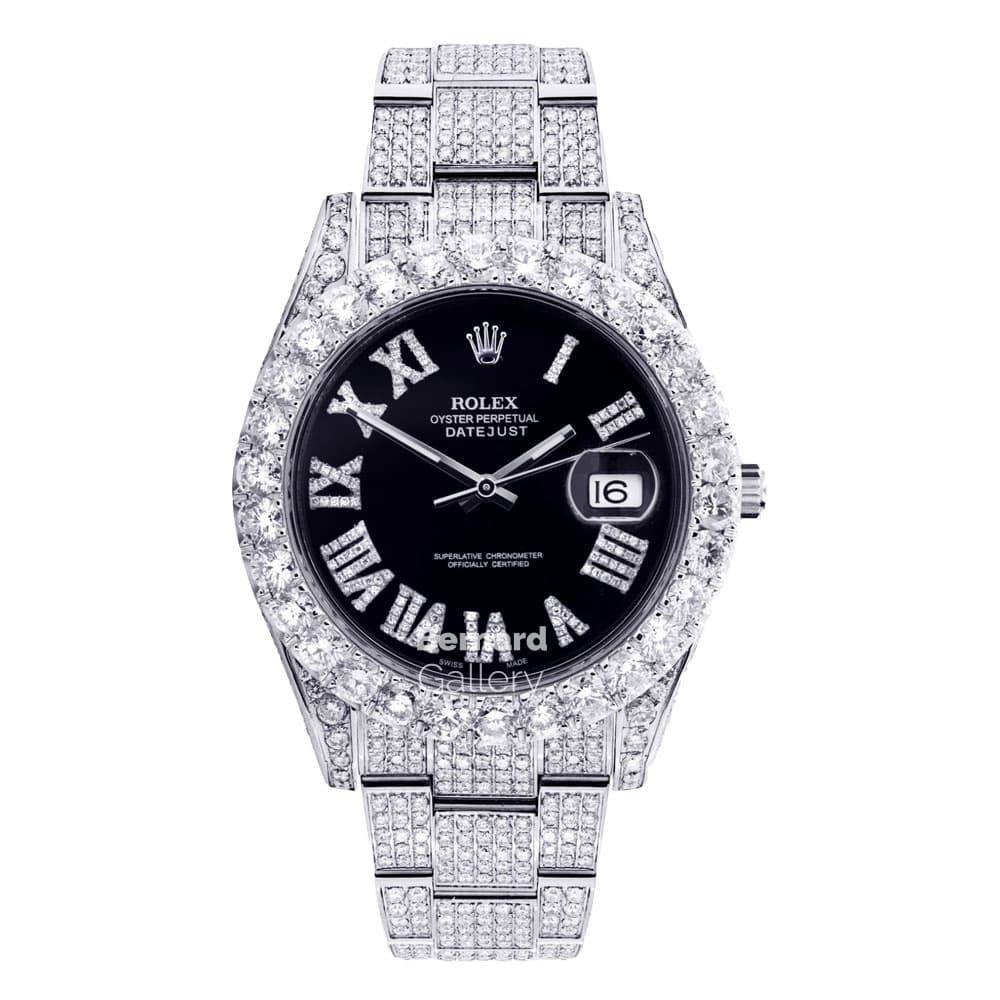 ساعت مچی فول نگین رولکس Rolex Date-Just Diamonds 1413A