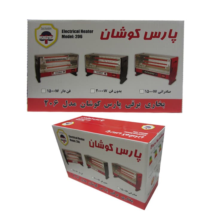 بخاری برقی پارس کوشان مدل 206 — تصویر ۷