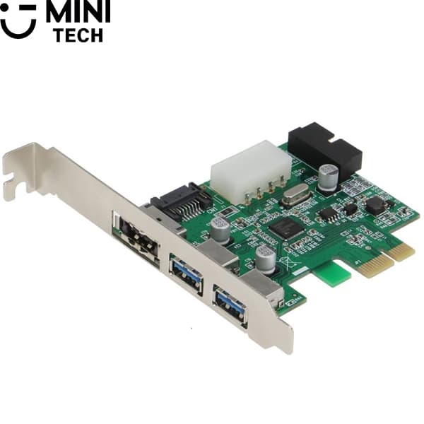 کارت PCI Express به USB 3.0 و ساتا و PeSATA