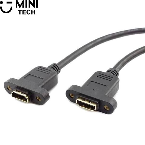 کابل HDMI رو پنلی دو سر مادگی 1متر مینی تک — تصویر ۸