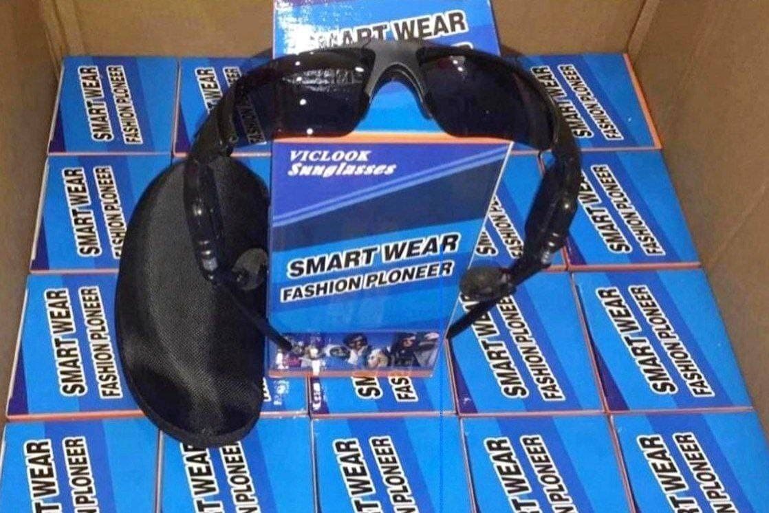عینک هوشمند smart wear fashion ploneer آفتابی+ بلوتوثی