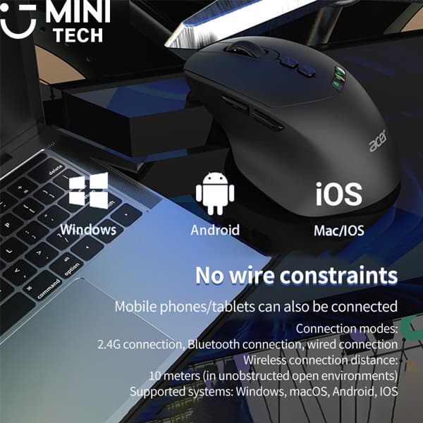 موس بی سیم گیمینگ ایسر OMR254 — تصویر ۹