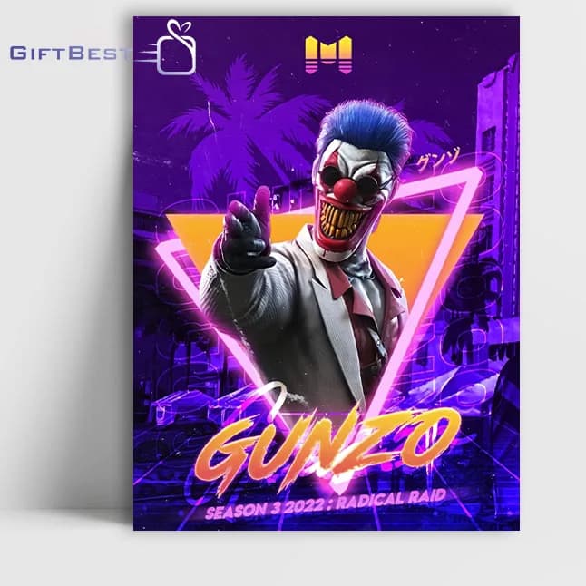 تابلو شاسی شخصیت بازی کال آف gunzo — تصویر ۴
