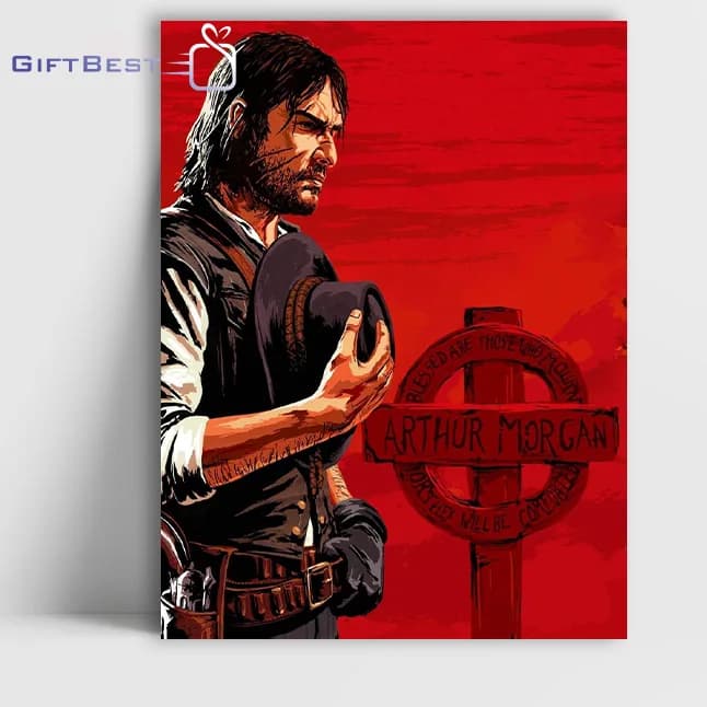 تابلو شاسی بازی red dead