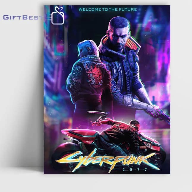تابلو بازی گیمینگ cyberpunk — تصویر ۴