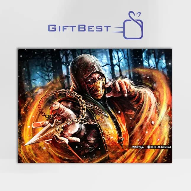 تابلو گیمینگ شخصیت Scorpion1