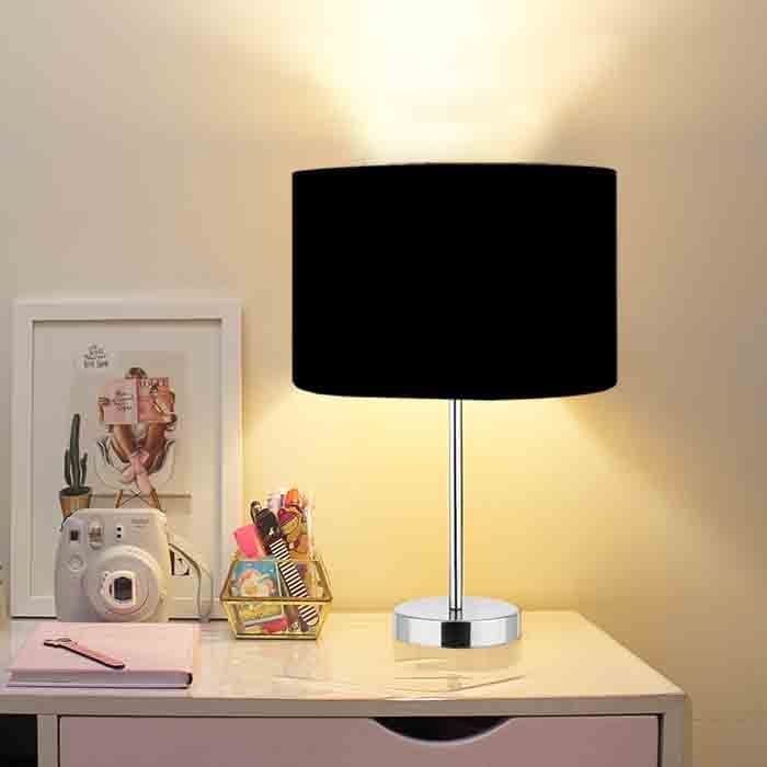 ست آباژور ایستاده و رومیزی لوتوس لایت مدل گلایل کروم — تصویر ۸