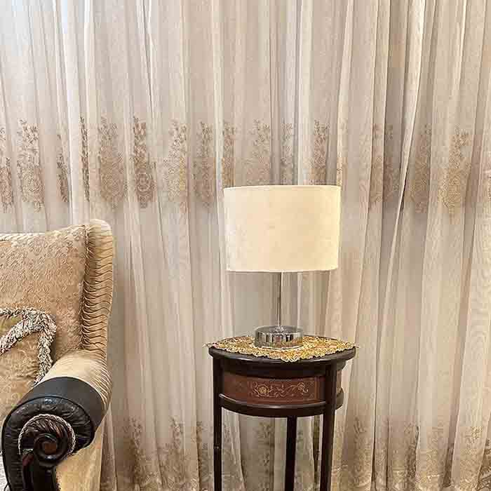 ست آباژور ایستاده و رومیزی لوتوس لایت مدل گلایل کروم — تصویر ۶