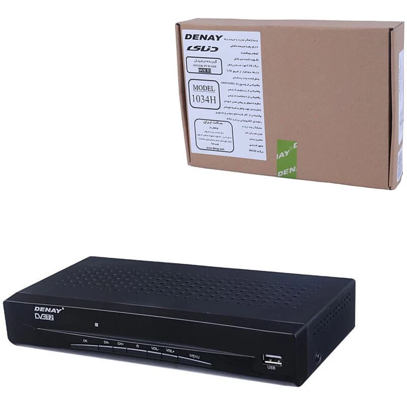 گیرنده دیجیتال دنای Denay 1034H GS1 + کابل AV — تصویر ۱۰
