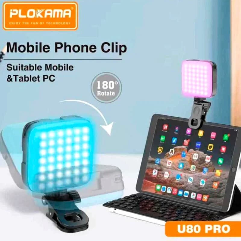 رینگ لایت سلفی پلوکاما U80 Pro — تصویر ۹