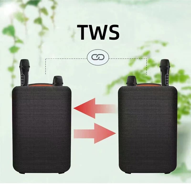 اسپیکر بلوتوثی ABS-6205 + میکروفون — تصویر ۶